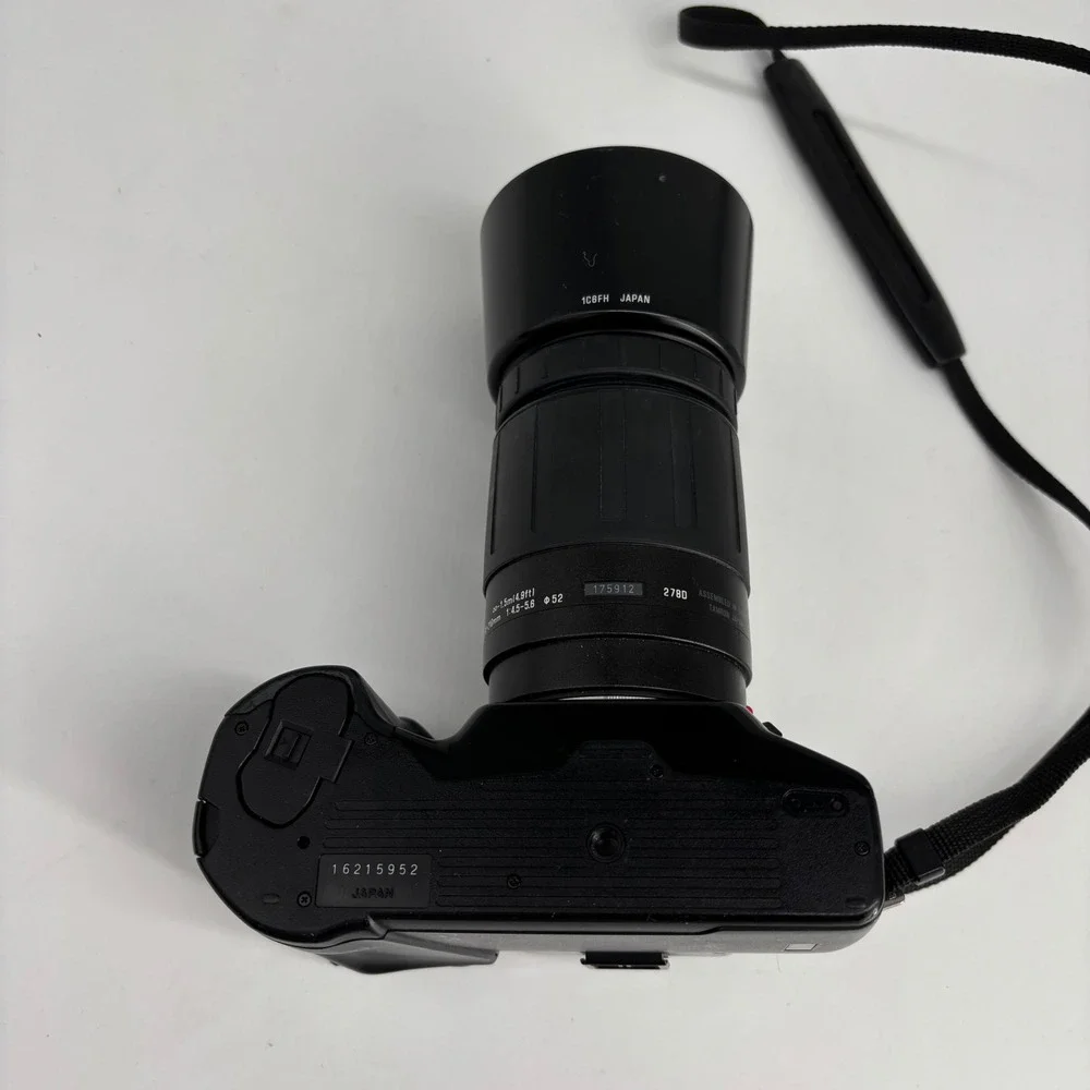 VTG Minolta Maxxum 5xi SLR Camera Black Tamron 80-210mm Lens Bundle